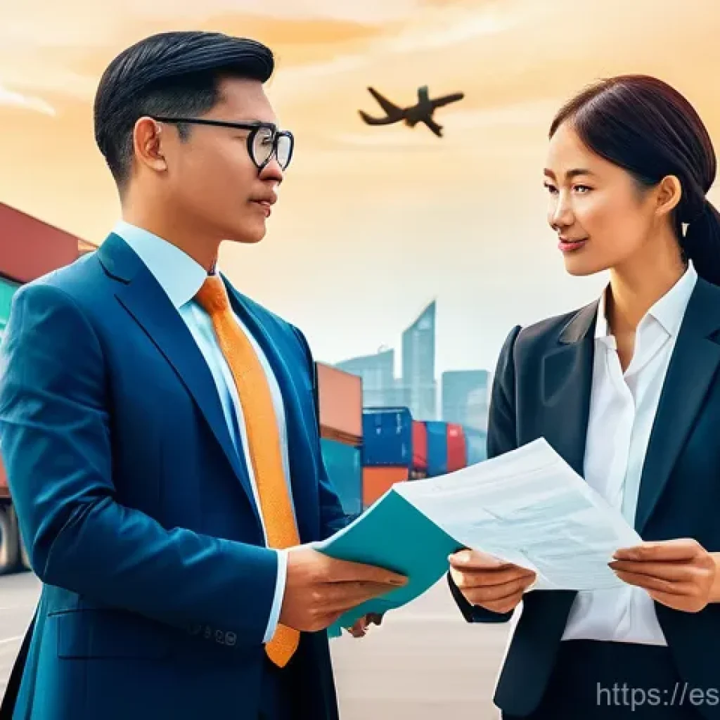 INCOTERMS 2020 완벽 정리 - **Prompt:** A dynamic, professional illustration depicting the global nature of international trade ...